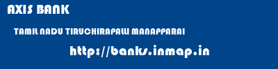 AXIS BANK  TAMIL NADU TIRUCHIRAPALLI MANAPPARAI   banks information 